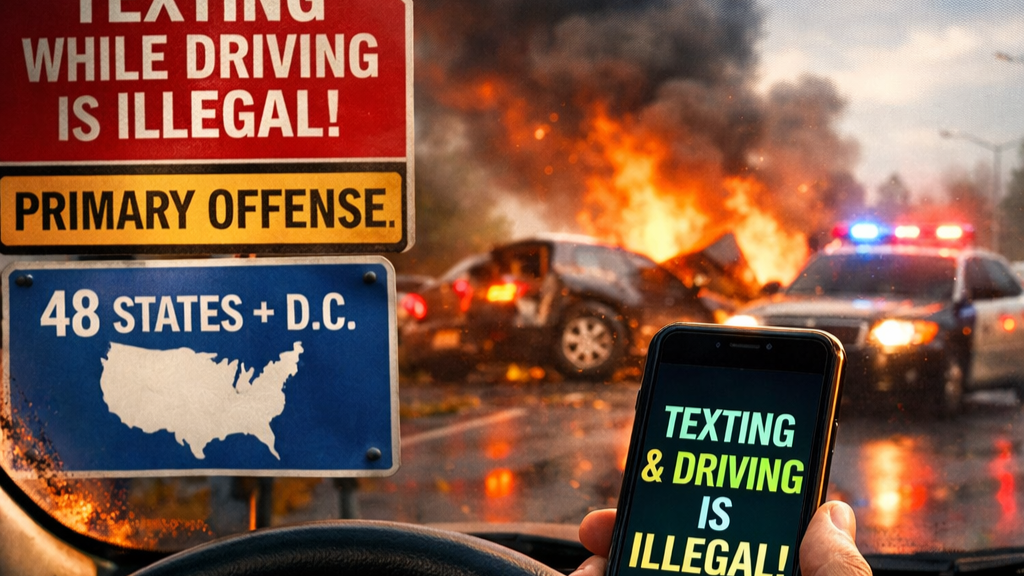 Texting While Driving Is Illegal